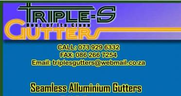 Triple S Gutters Logo