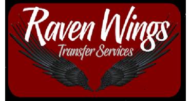 Raven Wings Transfer Service Logo