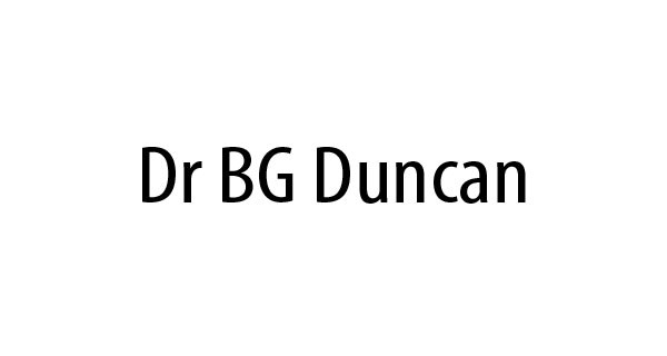 Dr BG Duncan Logo