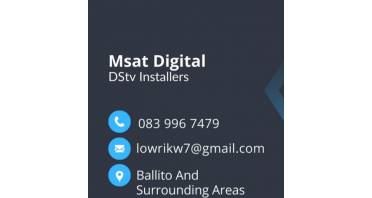 MSat Digital DStv Installers Logo