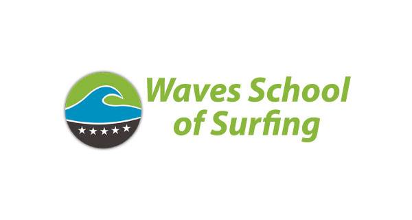 Waves School of Surfing Logo