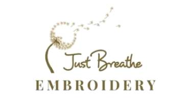 Just Breathe Embroidery Logo