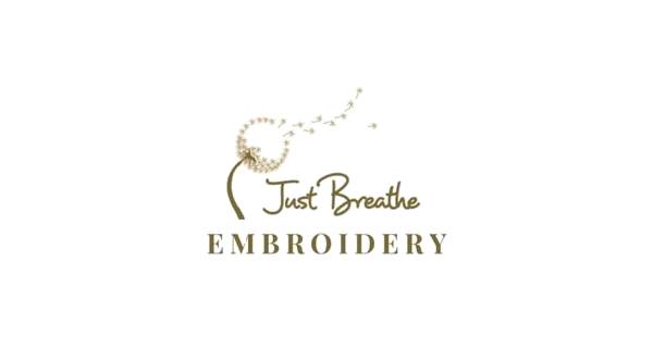 Just Breathe Embroidery Logo