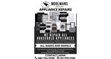 Moolmans Appliance Services Logo