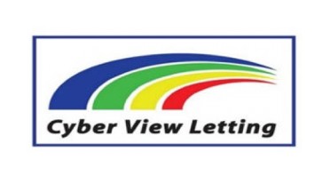 Cyber View Letting Logo