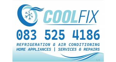 Coolfix Refrigeration - Air conditioning - Appliances Logo