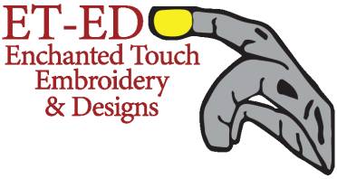ET-ED Enchanted Touch Embroidery & Designs Logo