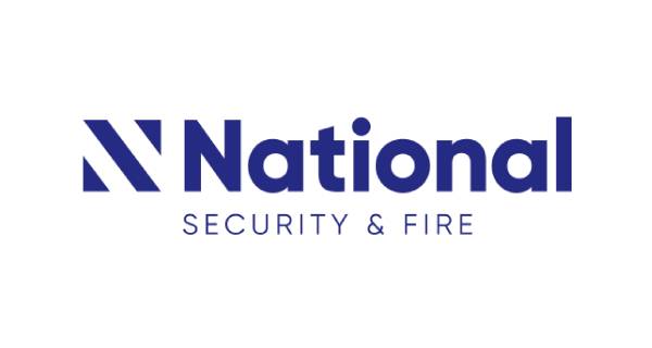 National Fire & Security Boom Street Logo