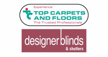 Top Carpets & Floors and Designer Blinds & Shutters Logo