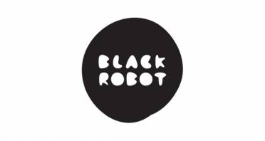 Black Robot Logo