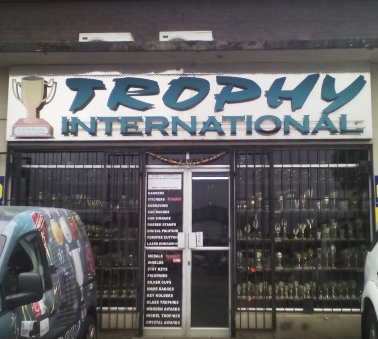 Trophy International Pietermaritzburg Printing and Signage Phone