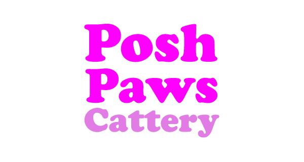 Posh Paws Cattery Logo