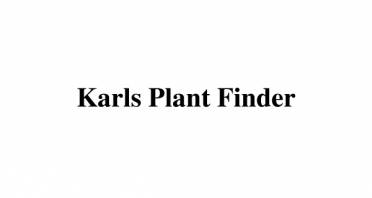 Karls Plant Finder Logo