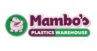 Mambo's Plastic Warehouse Logo