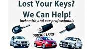 Locksmith and car professionals