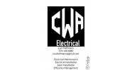 CWA Electrical Logo