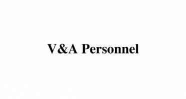 V&A Personnel Logo